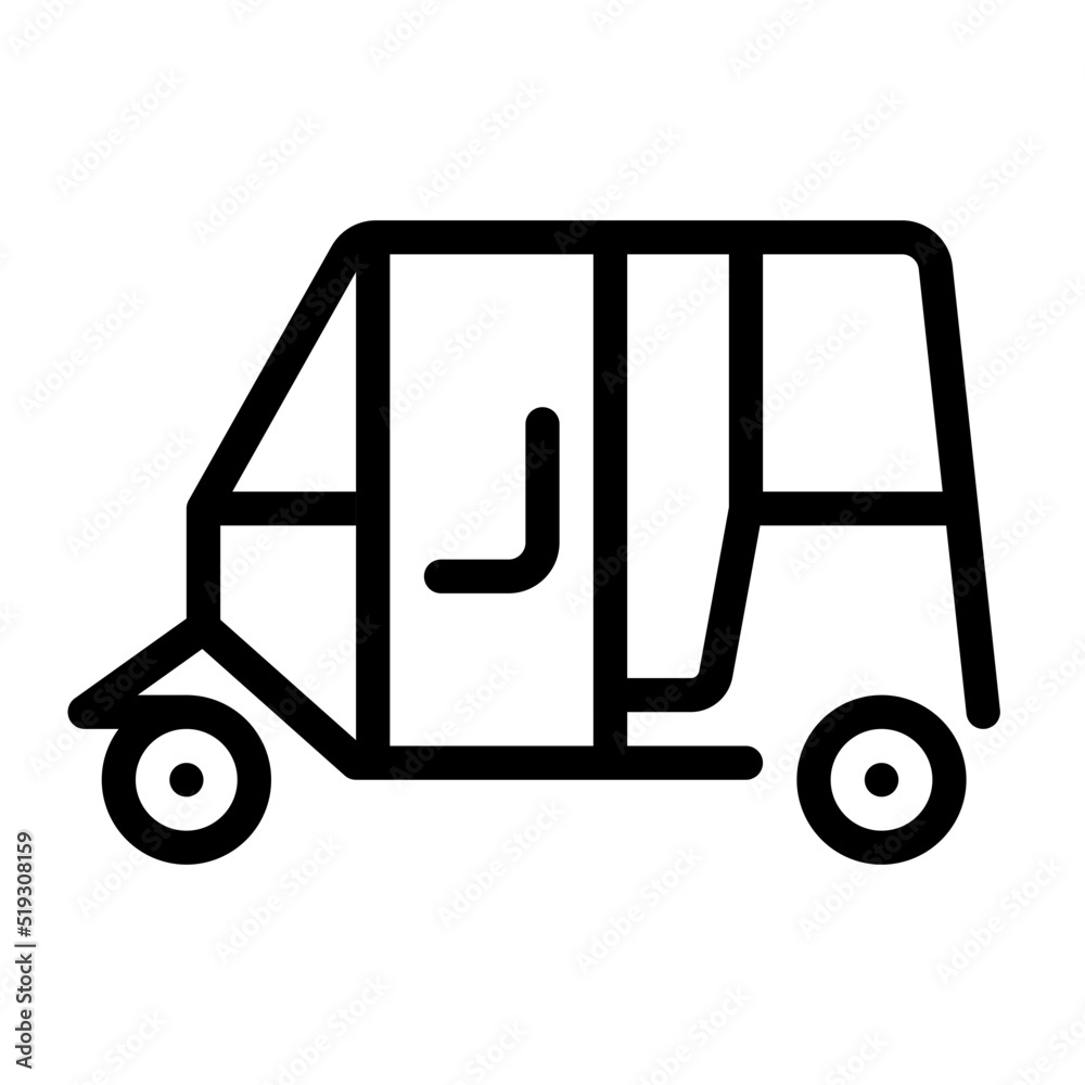 Auto Rickshaw Icon Auto Rickshaw Icon