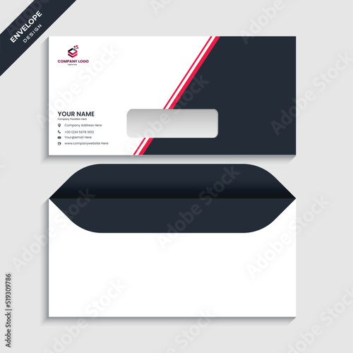 Corporate Business Envelope design template