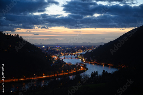Heidelberg at blue hour © Roman