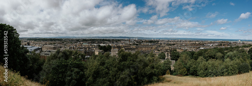 Edinburgh vom Calton Hill, Panorama
