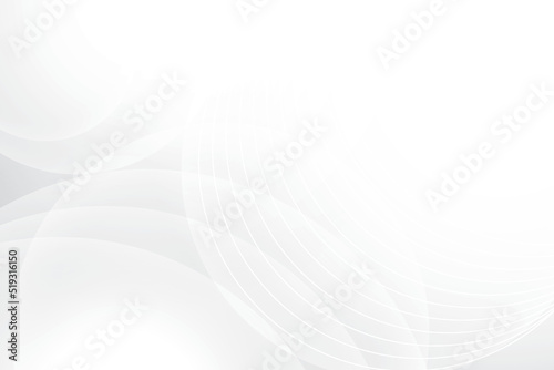 Abstract white and gray color, modern design background with geometric shape. Vector illustration. 