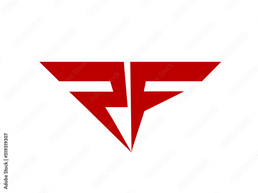 RF monogram logo.Letter r, letter f typographic icon.Lettering sign isolated on light background.Alphabet initials.Modern design, geometric, corporate, minimalist, web, tech style characters. RF monogram logo.Letter r, letter f typographic icon.Lettering sign isolated on light background.Alphabet initials.Modern design, geometric, corporate, minimalist, web, tech style characters.