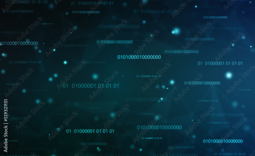 Binary Code Background, Digital Abstract technology background, flowing number one and zero text in binary code format in technology background. Internet Big data Concept Binary Code Background, Digital Abstract technology background, flowing number one and zero text in binary code format in technology background. Internet Big data Concept