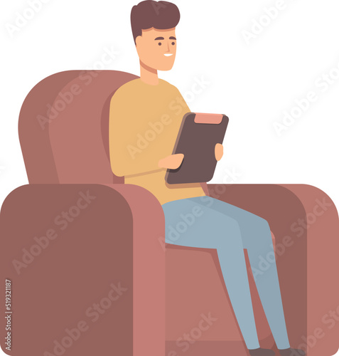 Home online help icon cartoon vector. Medical help. Treatment advice