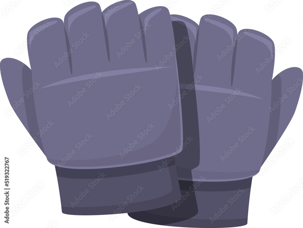 Sport gloves icon cartoon vector. Safety design. Hand isolated Sport gloves icon cartoon vector. Safety design. Hand isolated
