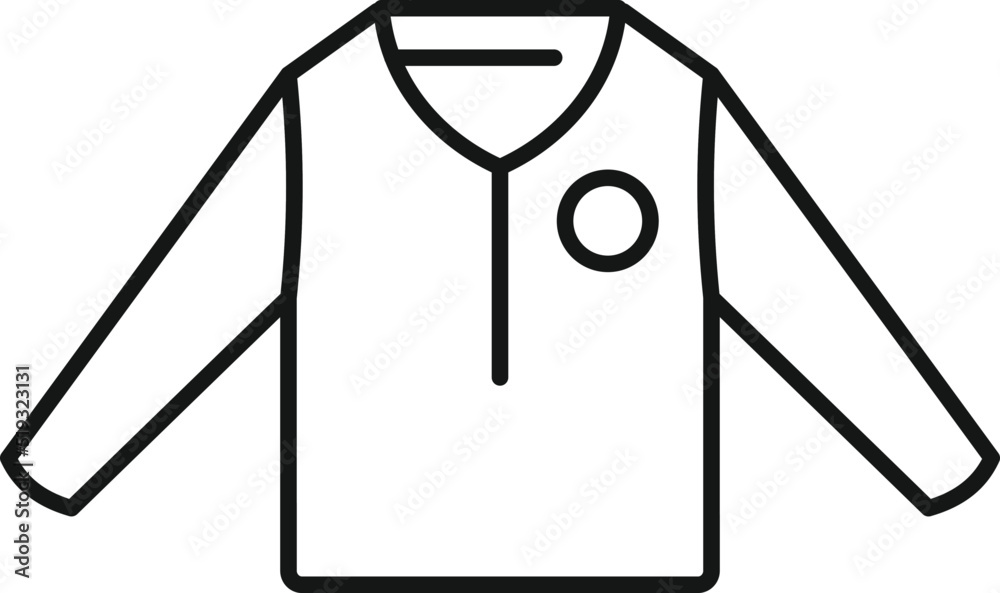 Kid uniform icon outline vector. Suit fashion Kid uniform icon outline vector. Suit fashion