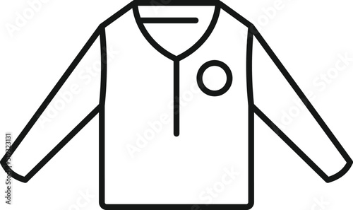 Kid uniform icon outline vector. Suit fashion