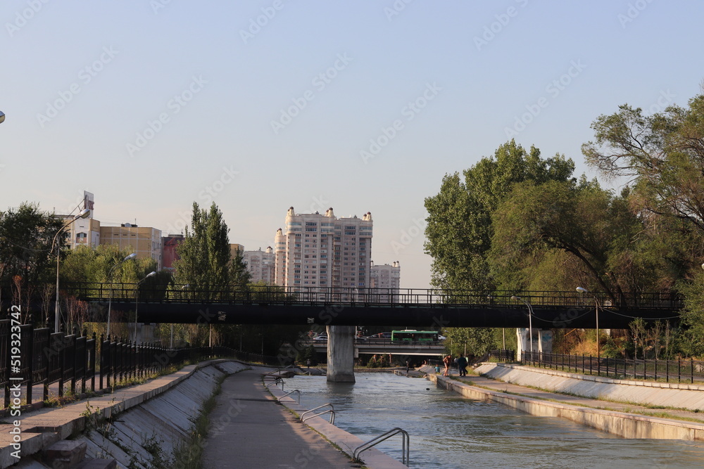 Part of the Bolshaya Almatinka River