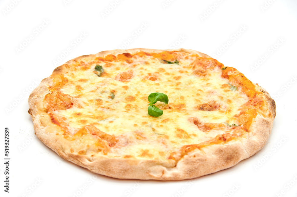 pizza with cheese and various ingredients pizza with cheese and various ingredients