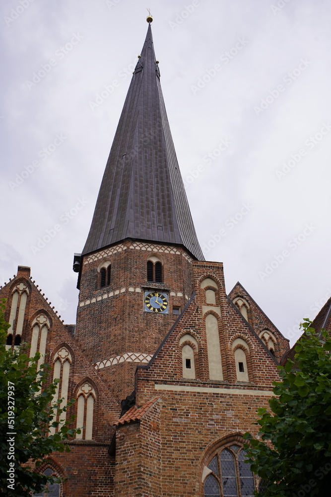The Evangelical Marienkirche is the largest church in the town of Salzwedel in north-western Saxony-Anhalt. It is of Romanesque origin, but is attributed to the brick Gothic style. Germany.