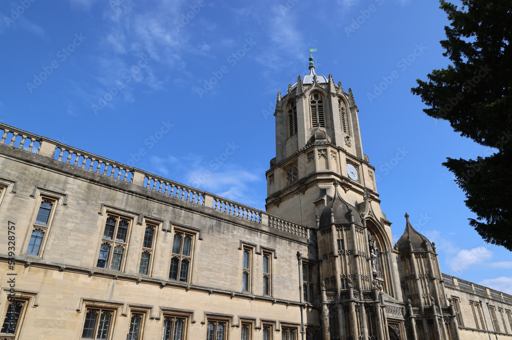 Typical building of the university city of Oxford