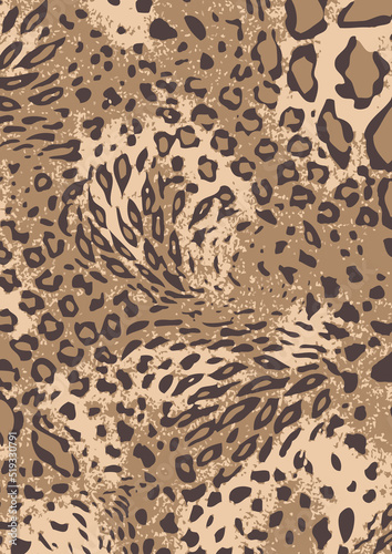 wild animal print design patten 