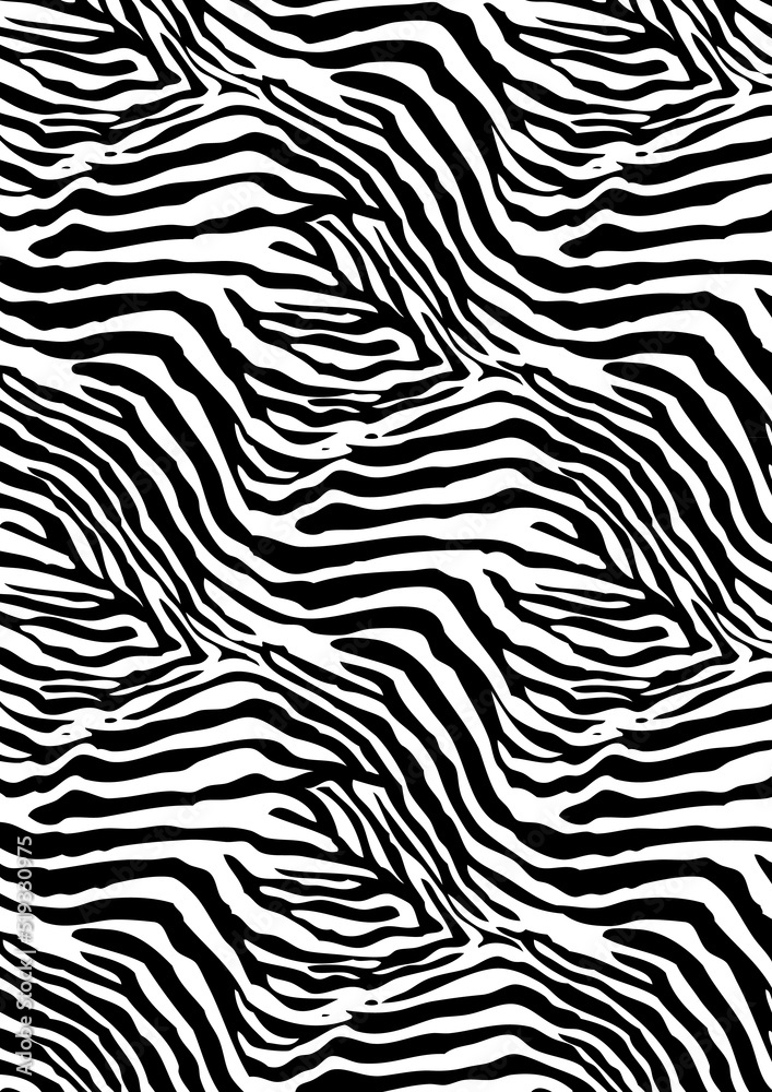 Mono animal pattern design on light ground Mono animal pattern design on light ground