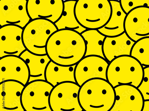 happy yellow smiley face emoji background image