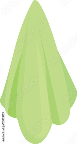 Bath towel icon cartoon vector. Fabric cloth. Clean spa