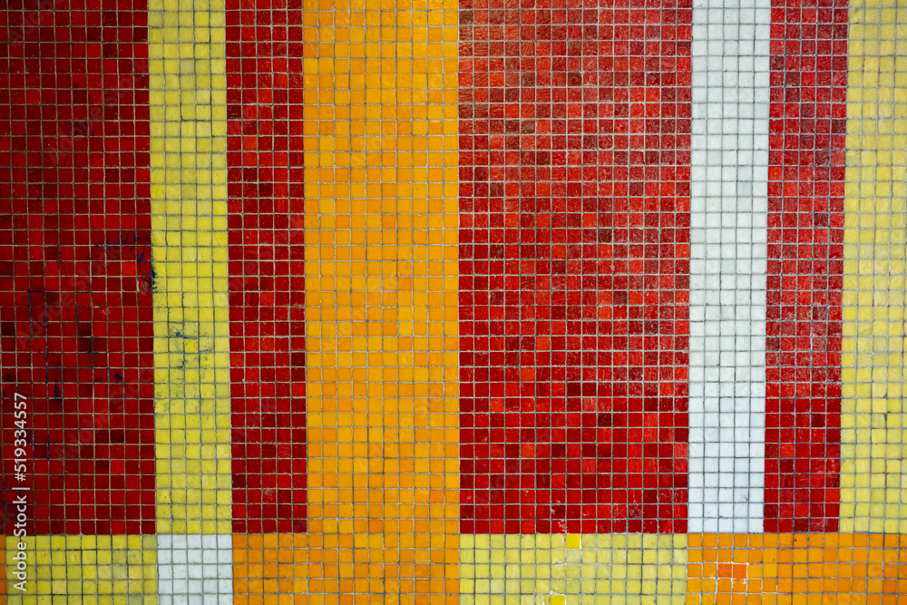 Colorful abstract mosaic wall texture, no people Colorful abstract mosaic wall texture, no people
