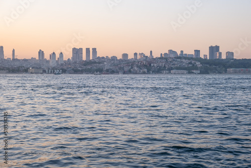 City Istanbul on the Bosphorus in Turkey