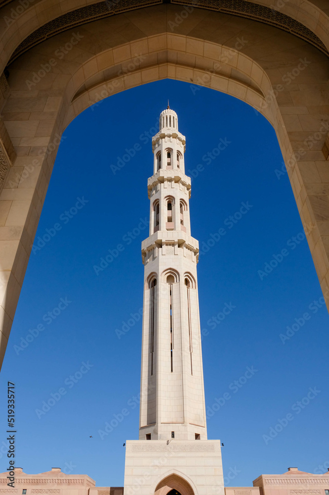 he Sultan Qaboos mosque or Muscat Cathedral mosque is the main functioning mosque of Muscat, Oman.