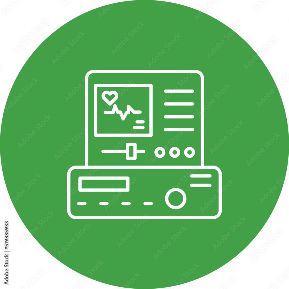 Electrocardiogram Icon Electrocardiogram Icon
