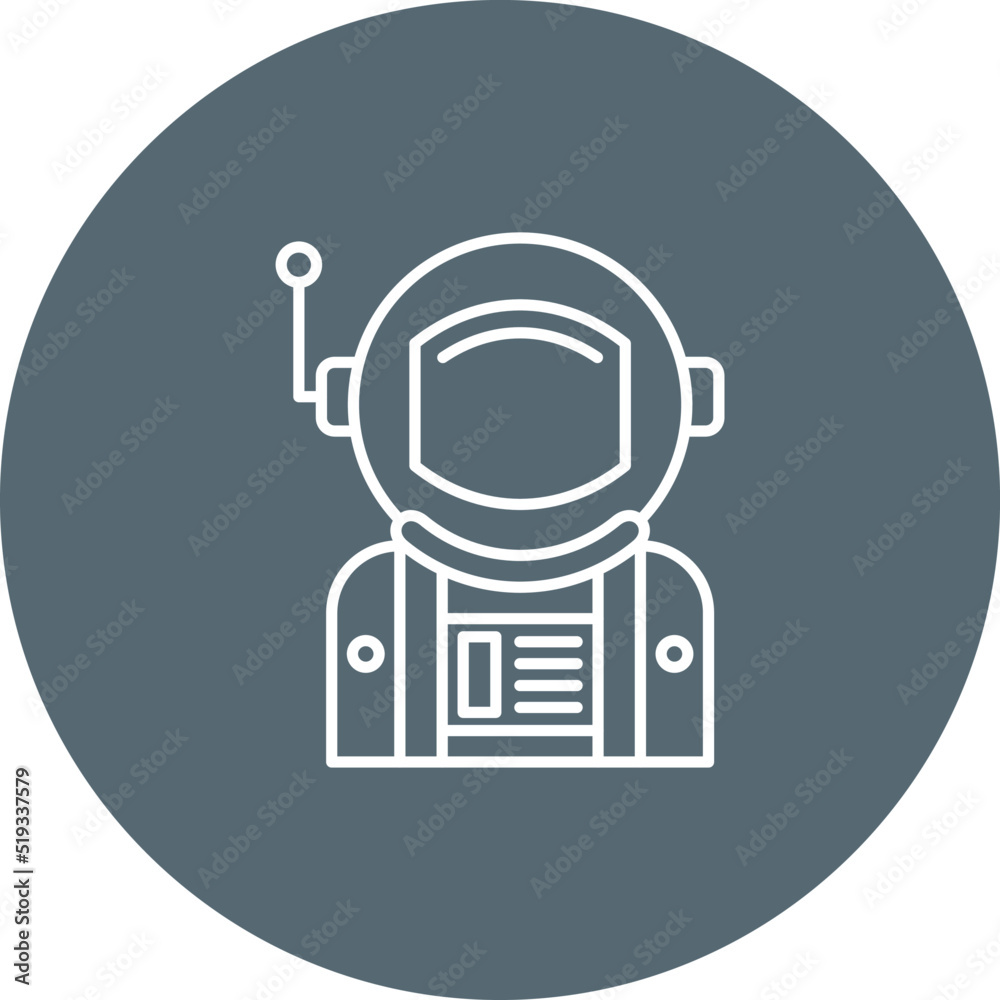 Obraz premium Astronaut Icon
