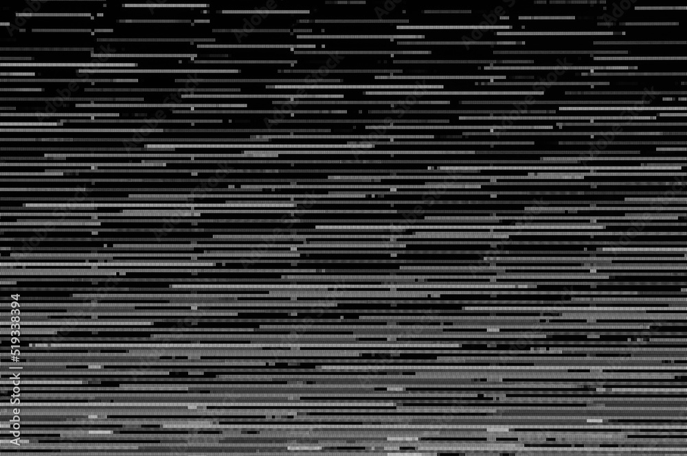 Pixel pattern of a digital glitch / Abstract black and white pixel pattern background of a digital glitch. Pixel pattern of a digital glitch / Abstract black and white pixel pattern background of a digital glitch.