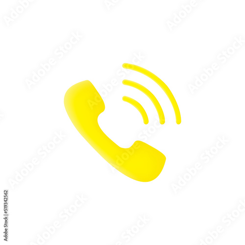 call 3d icon