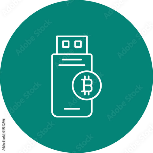 Bitcoin Usb Device Icon