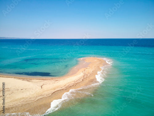 Beautiful wiild sand peninsula