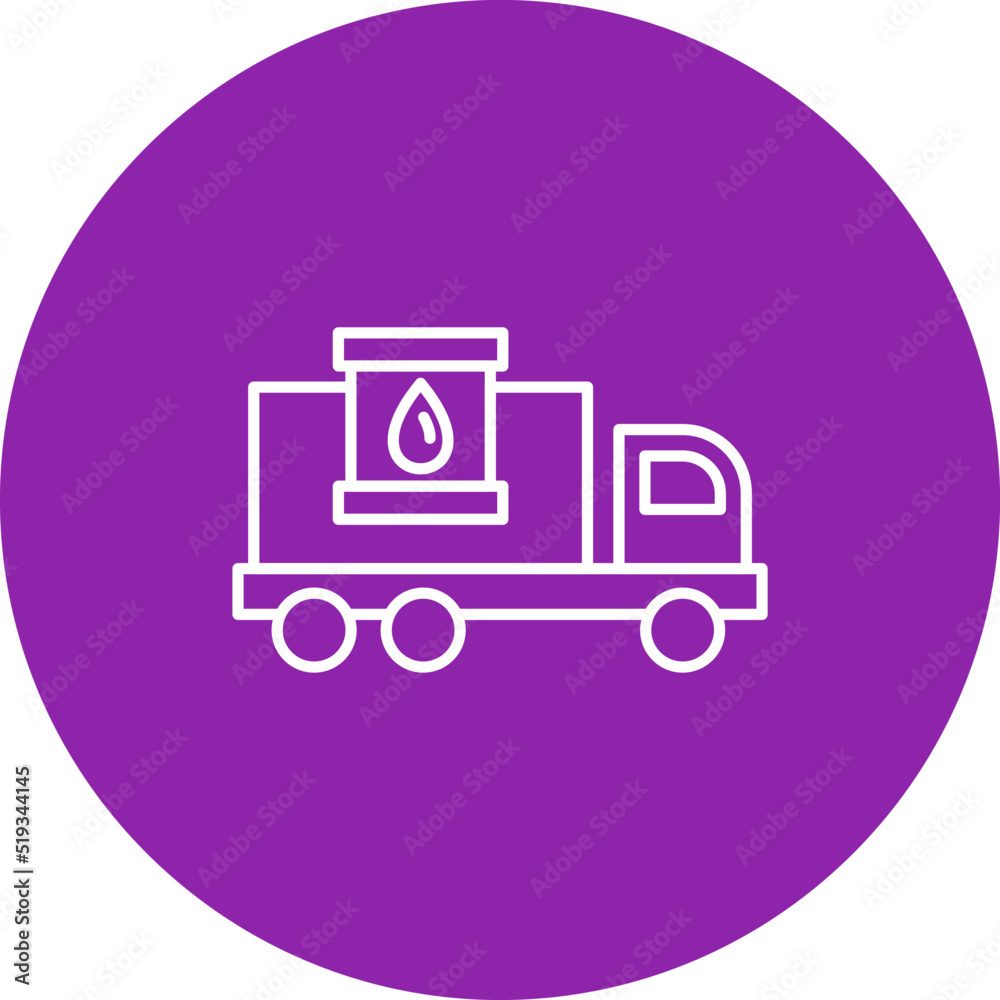 Fuel Truck Icon Fuel Truck Icon