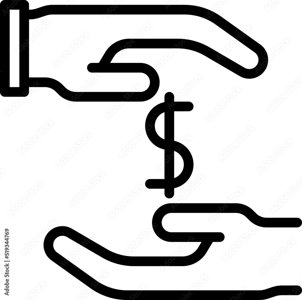 Loan outline icon Loan outline icon
