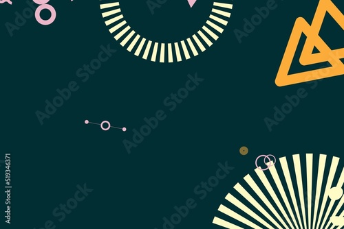 Geomeric colorful shapes. Modern business abstract cover design