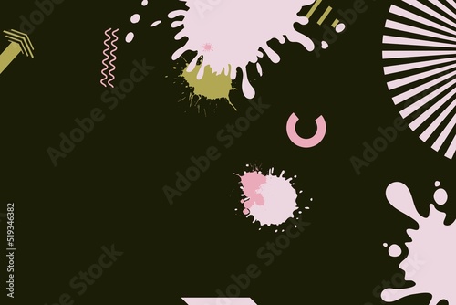 Geomeric colorful shapes. Modern business abstract cover design
