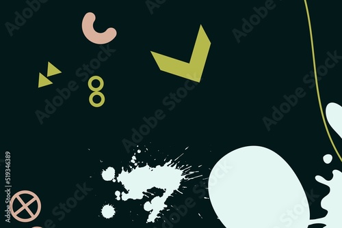 Geomeric colorful shapes. Modern business abstract cover design