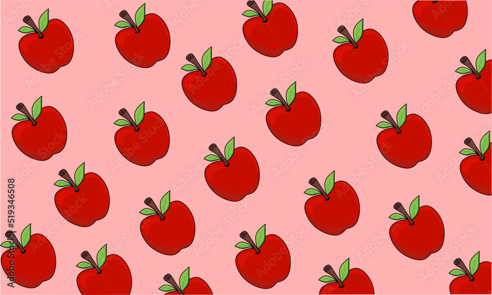 modern design apple fruit pattern modern design apple fruit pattern