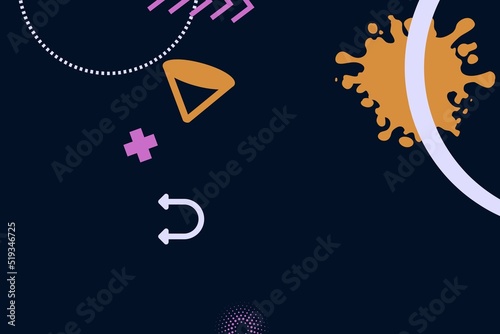 Geomeric colorful shapes. Modern business abstract cover design