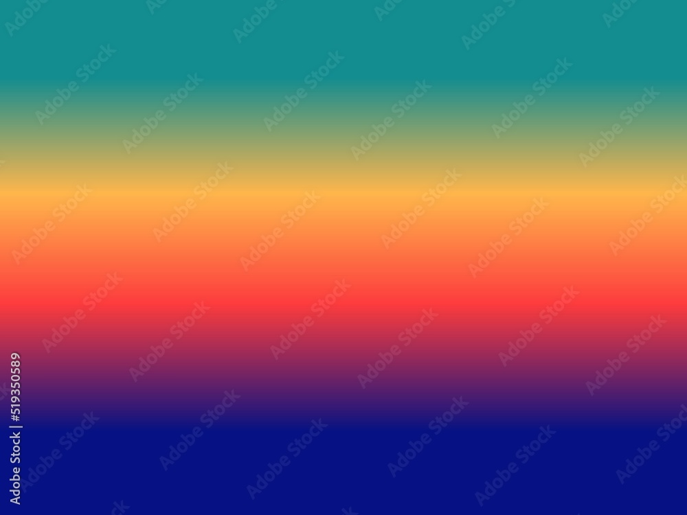 Abstract gradient of green, orange And purple Soft multicolored background. Modern horizontal design for mobile applications.