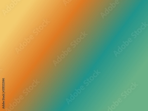 Abstract gradient of green, orange And yellow Soft multicolored background. Modern diagonal design for mobile applications.