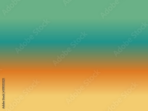 Abstract gradient of green, orange And yellow Soft multicolored background. Modern horizontal design for mobile applications.