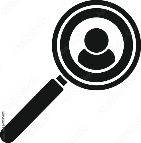Search access icon simple vector. Platform system