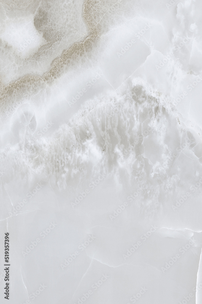 Obraz premium White marble texture banner background top view. Tiles natural stone floor with high resolution. Luxury abstract patterns. Marbling vertical design for banner, wallpaper, packaging design template.