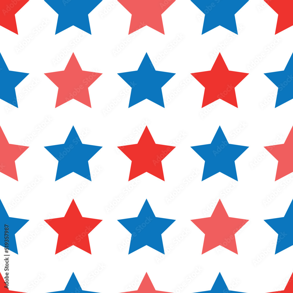 blue and red stars background. seamless pattern. celebration concept. party. championship. patriot. elections. blue and red stars background. seamless pattern. celebration concept. party. championship. patriot. elections.
