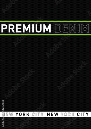 futuristic print graphic. premium denim new york