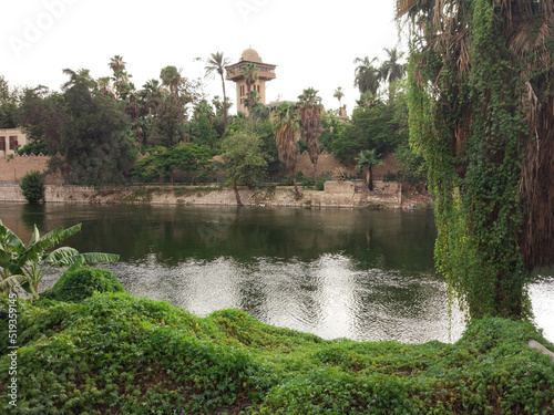 Nile River View at Prince Mohamed Ali Palace (Al Manial Palace) Cairo, Egypt
 photo