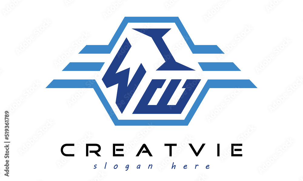 WIE three letter geometrical wings logo design vector template. wordmark logo | emblem logo | monogram logo | initial letter logo | typography logo | business logo | minimalist logo | - obrazy, fototapety, plakaty 