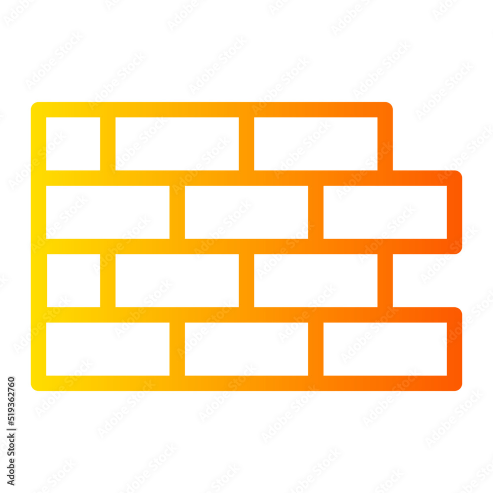 brickwall gradient icon