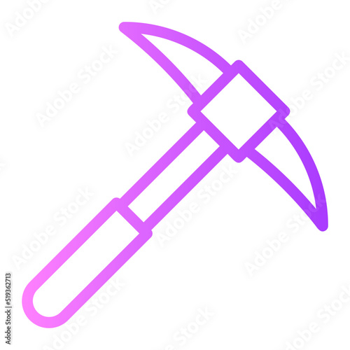 pickaxe gradient icon