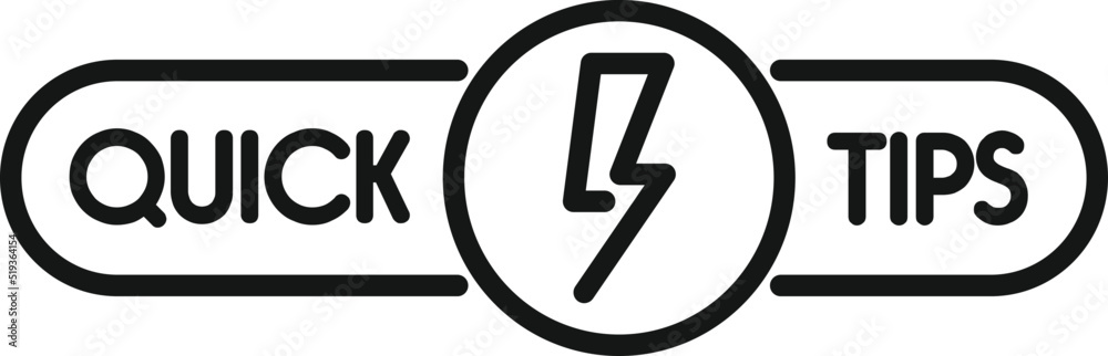Mark tip icon outline vector. Trick info Mark tip icon outline vector. Trick info