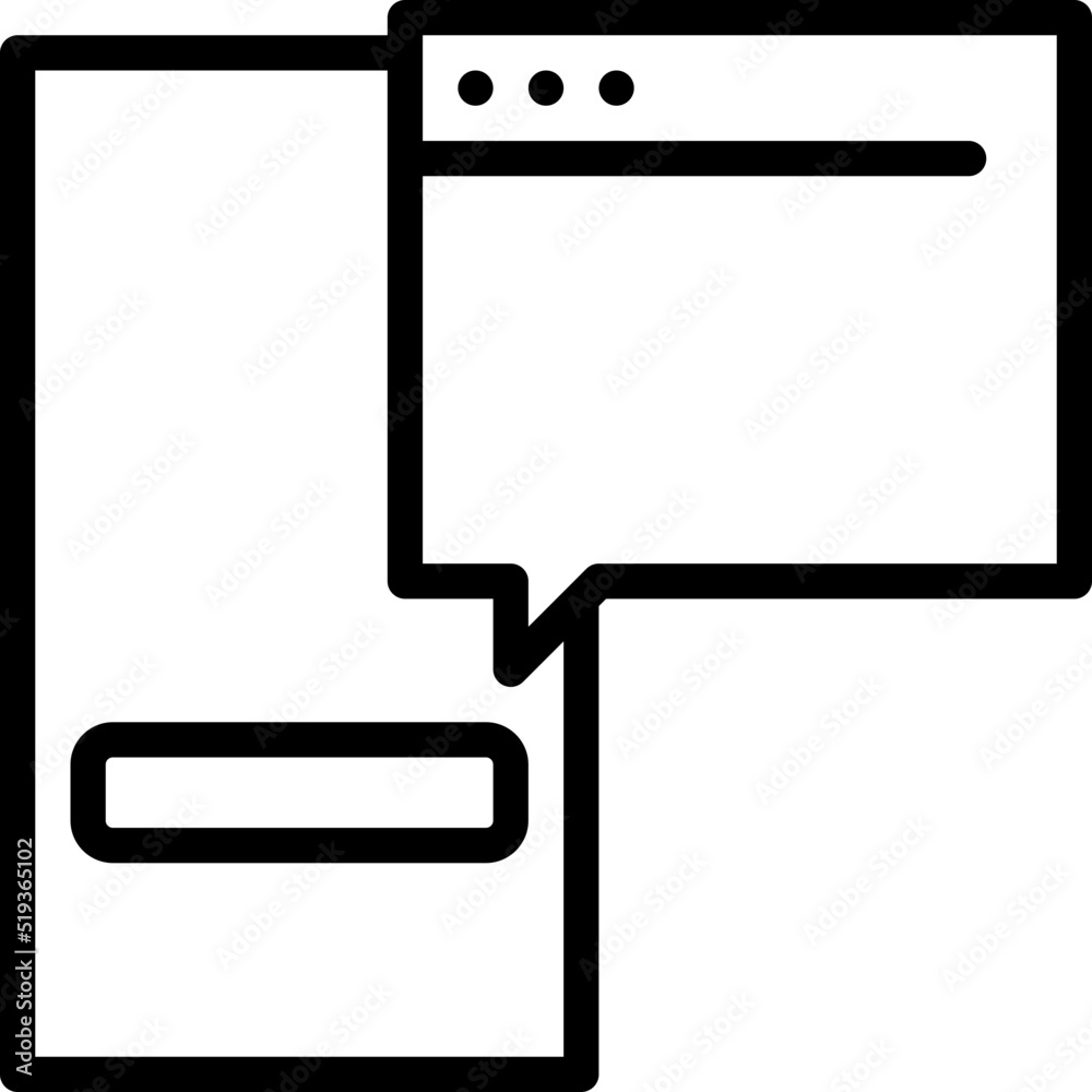 Web Browser outline icon