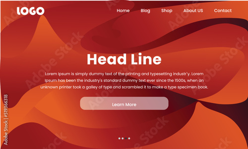 WEB home page background. First page background. Landing page template. Vector illustration. EPS 10
