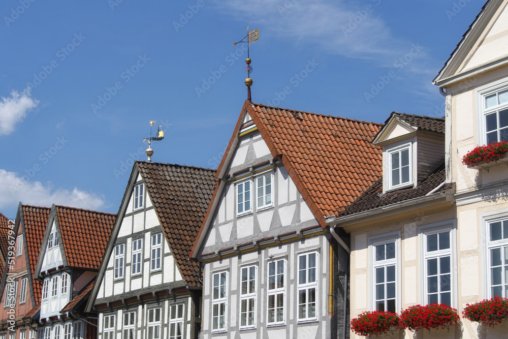 Celle - Fachwerkhäuser der Altstadt, Niedersachsen, Deutschland, Europa